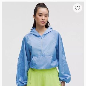 NWT Lululemon Scuba Anorak- Pool Blue
